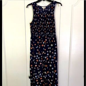 Madison Jules floral sleeveless smocked dress